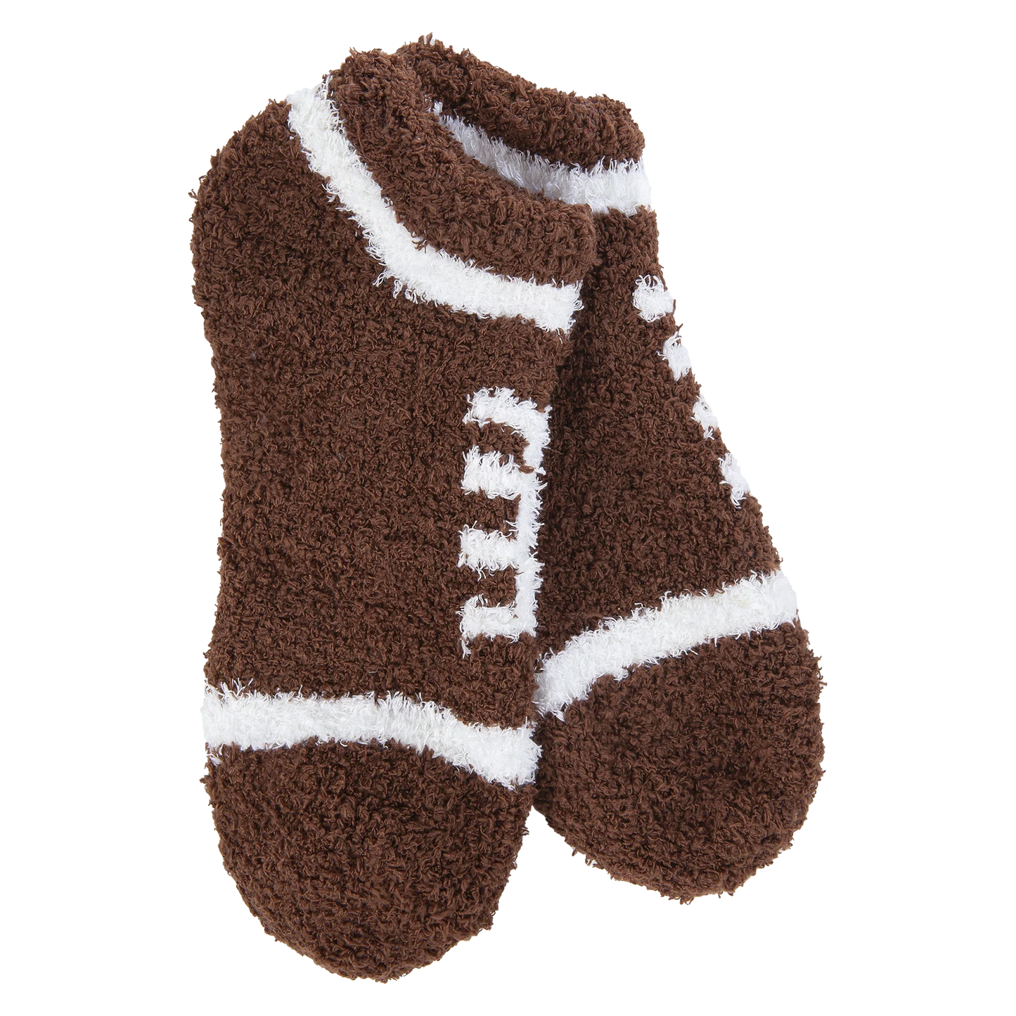 World's Softest Socks Football Cozy Low