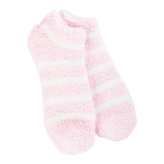 World's Softest Socks Candy Stripe Cozy Low