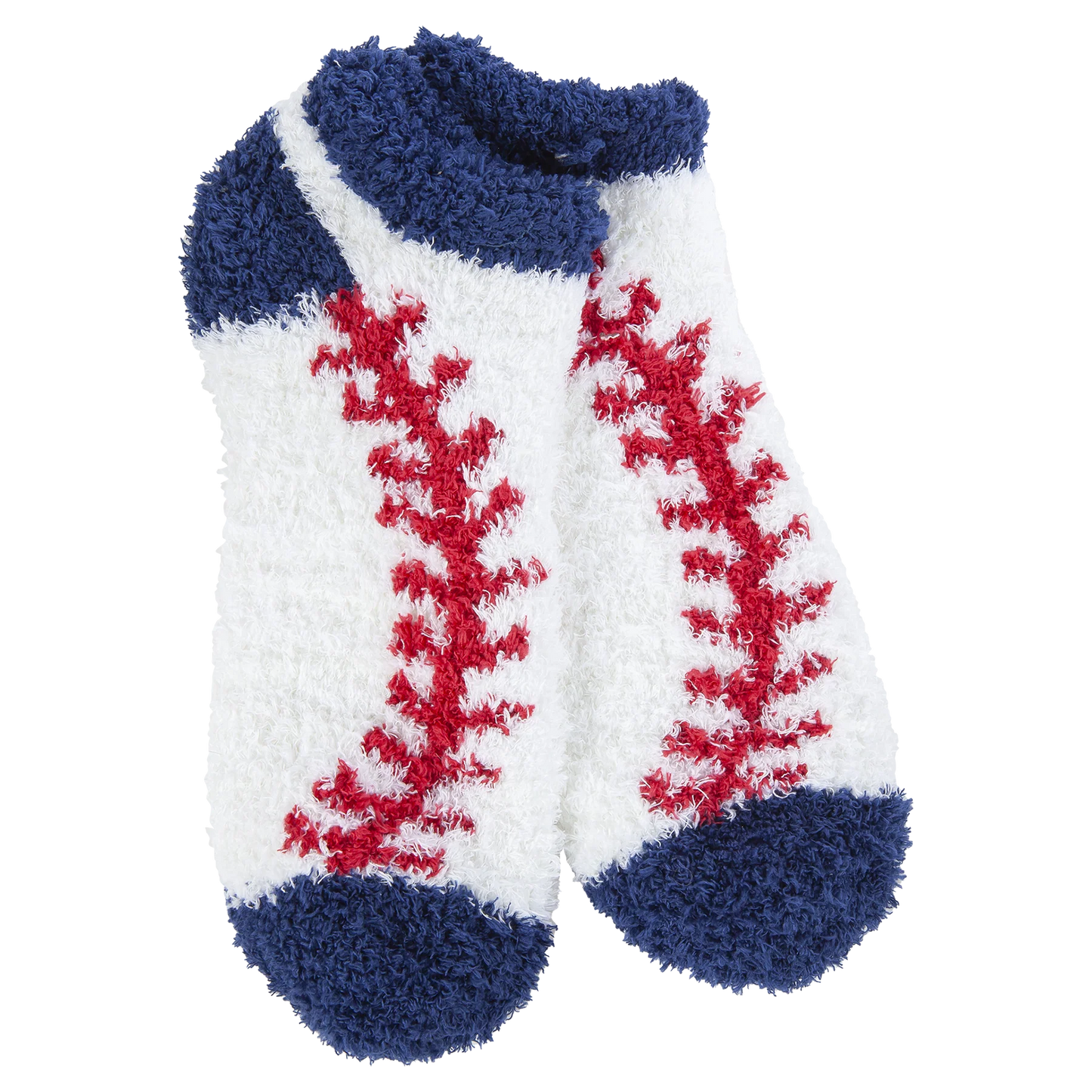 World's Softest Socks Baseball Cozy Low