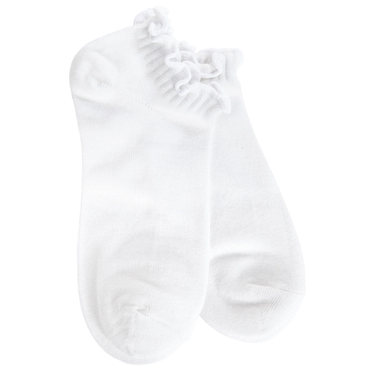 Weekend Low Ruffle White
