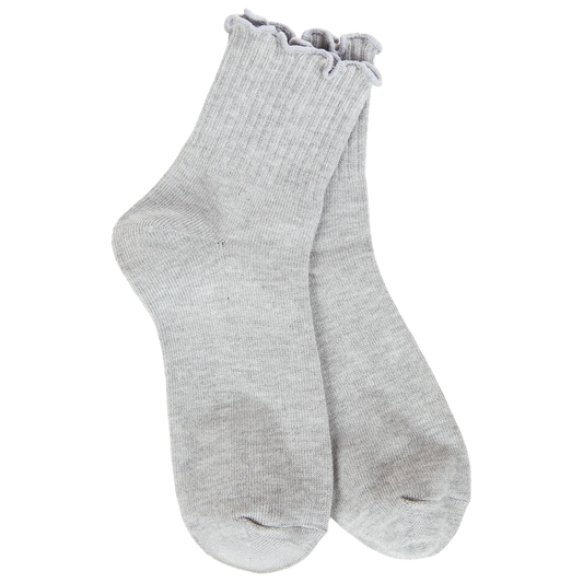 Weekend Quarter Ruffle Grey