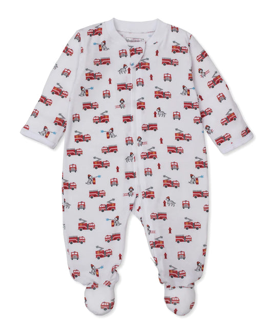 Brave Firefighters StretchFlex Zip Footie