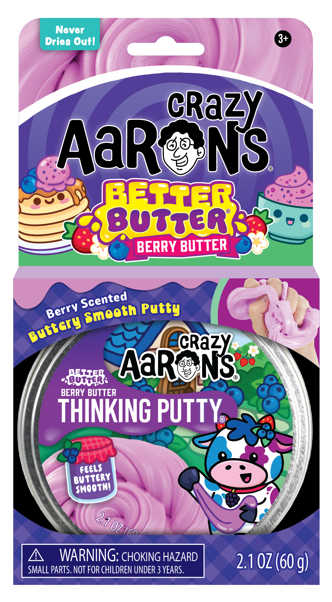 Better Butter Berry - Full Size 4" Thinking Putty
