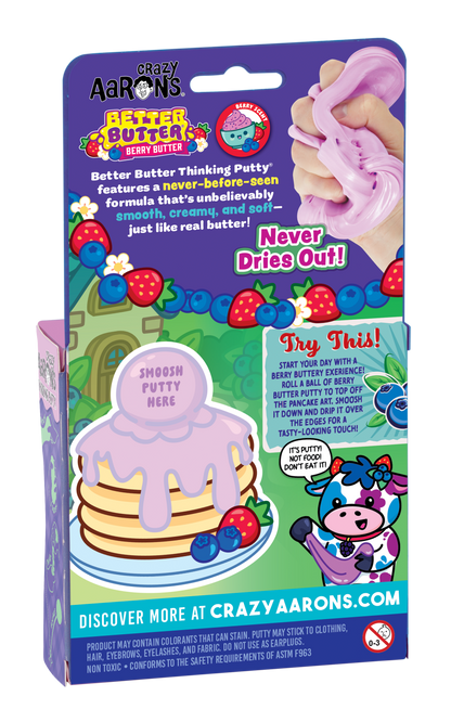 Better Butter Berry - Full Size 4" Thinking Putty