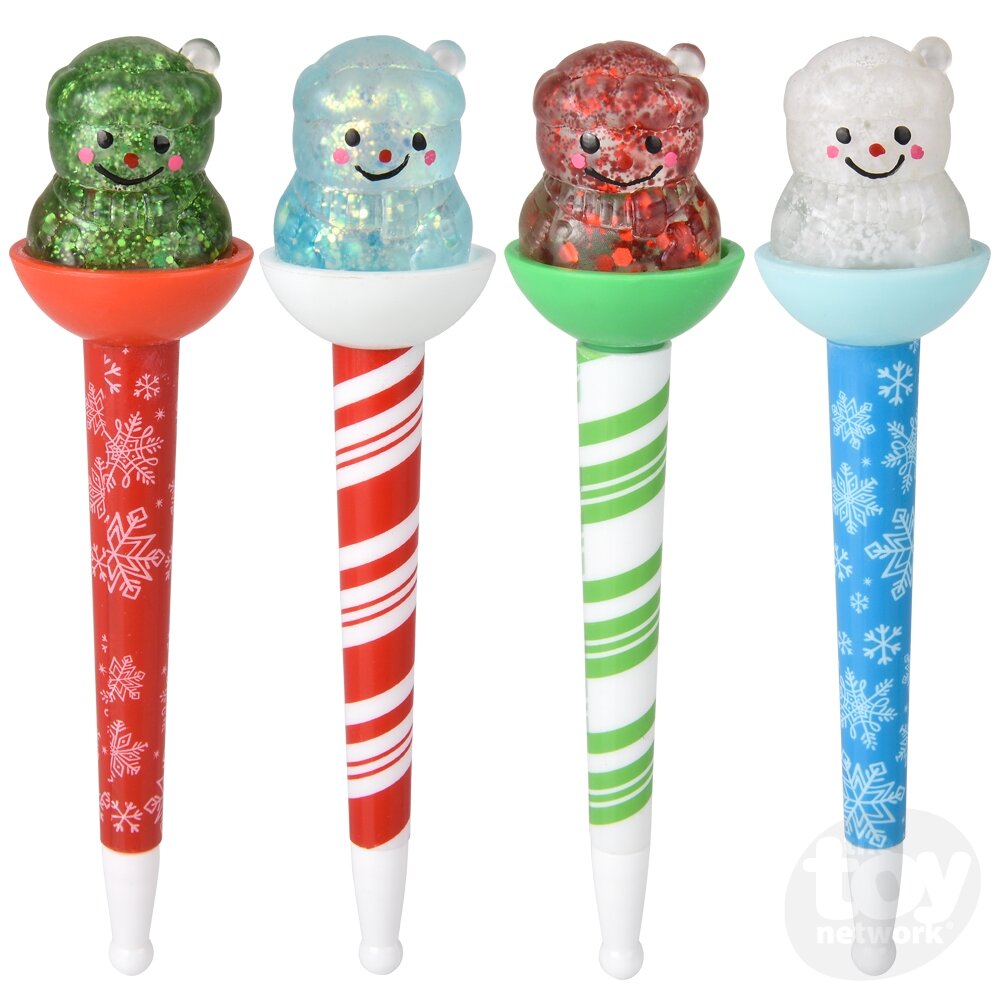 6.5" Sugar Squeezy Snowman Pens