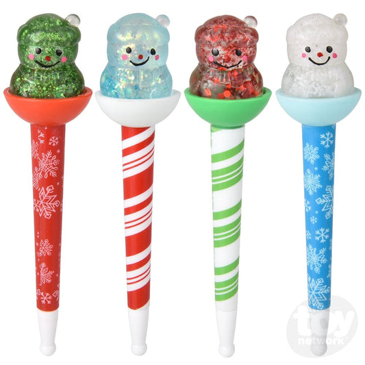 6.5" Sugar Squeezy Snowman Pens