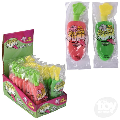 Sour Tongue Slime Candy Gel - Green Apple & Strawberry