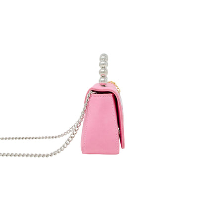 Tiny Metal Pearl Handle Heart Bag