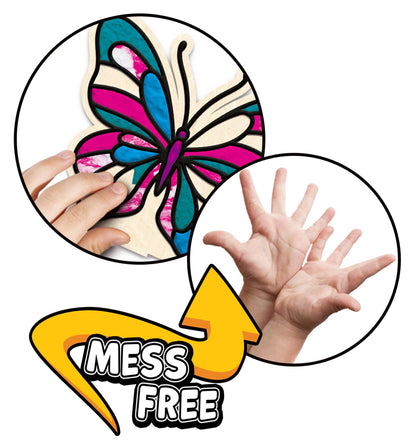 Butterfly Clay Colouring Kit