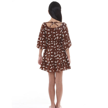 Tween Long-Sleeve FLORAL SWEETHEART DRESS