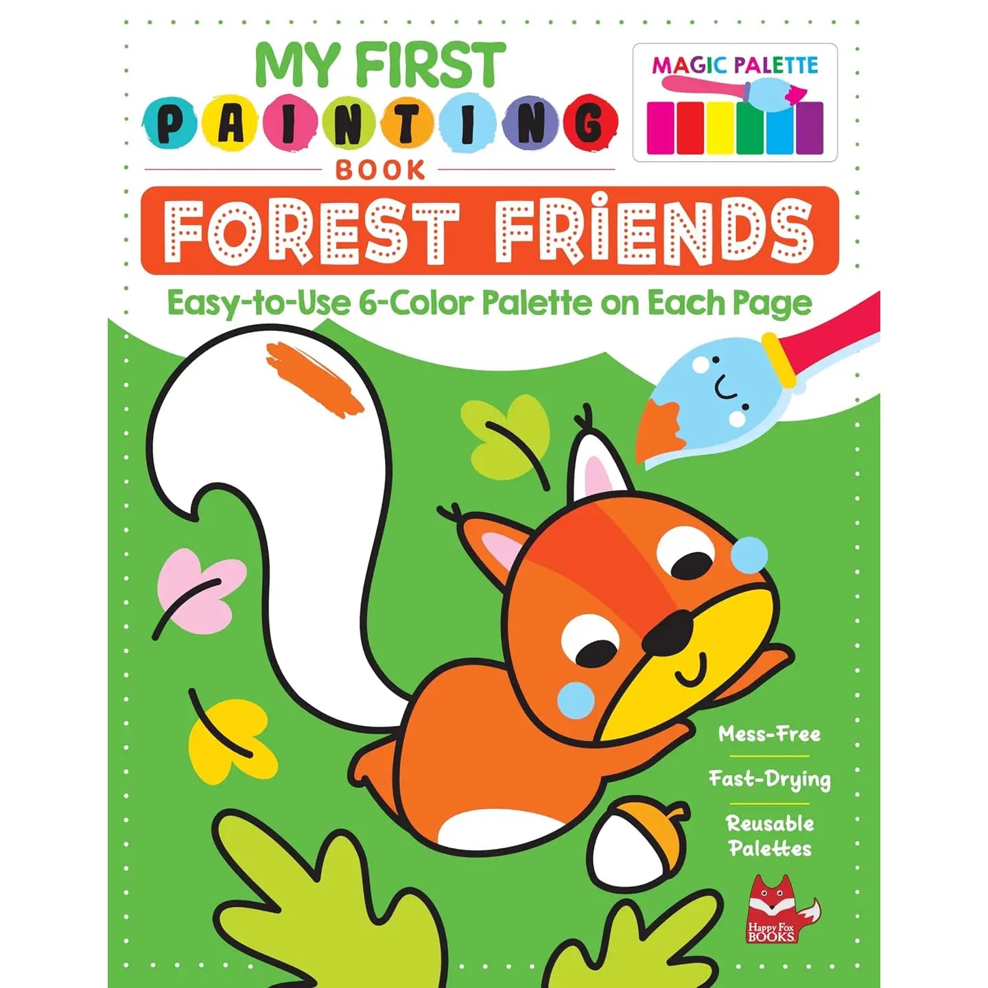 My First Painting Book: Forest Friends - Includes Paintbrush