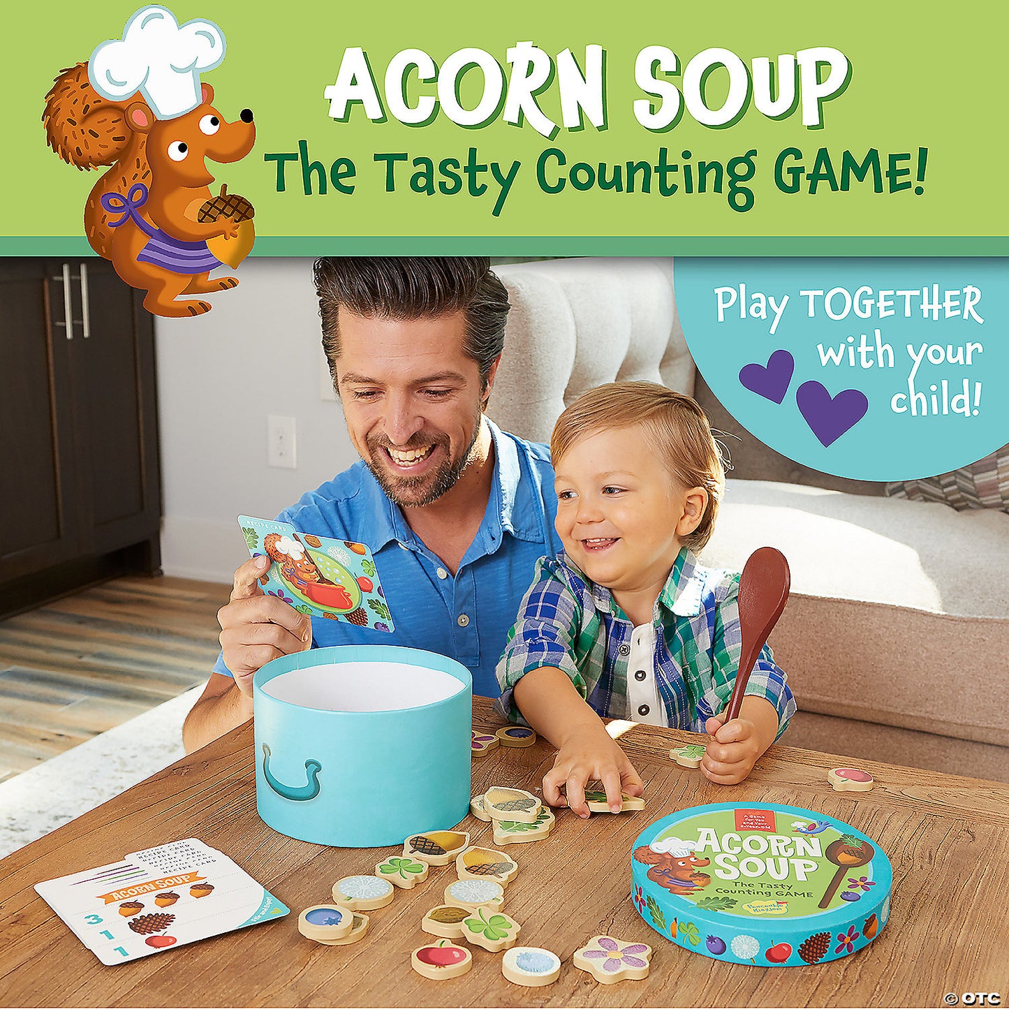 Acorn Soup Peaceable Kingdom Toddler Game