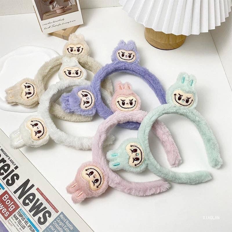 Labubu Furry Spa Headband SPA
