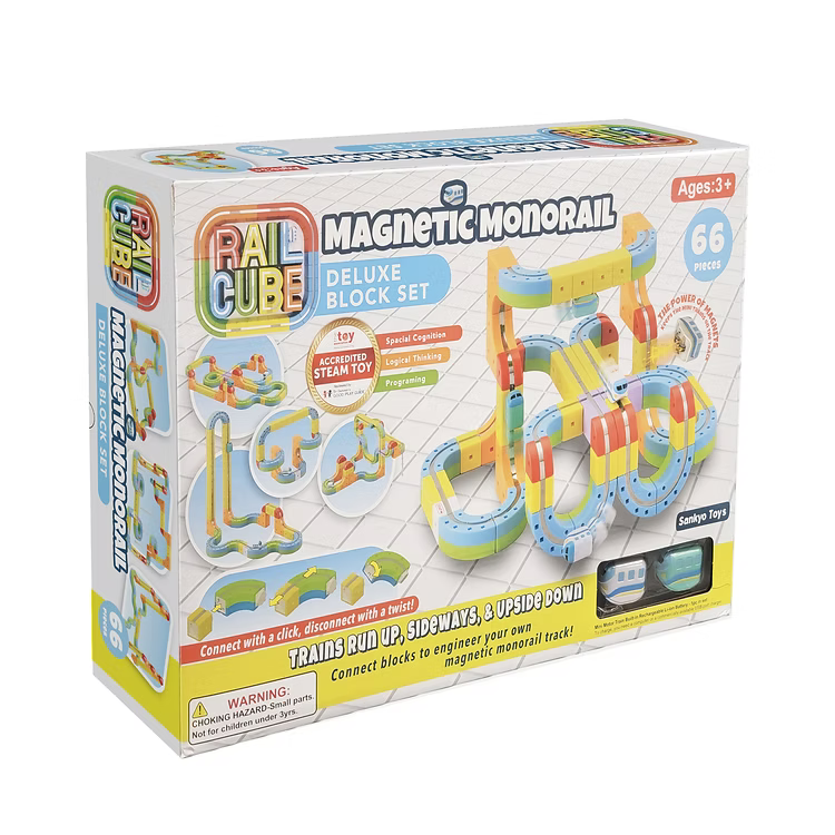 Rail Cube Magnetic Monorail Deluxe Set
