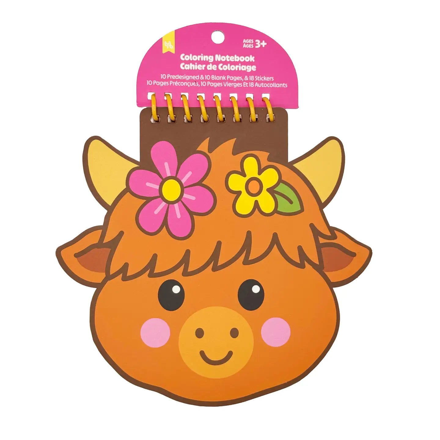 LYB Coloring Notebook - Highland Cow
