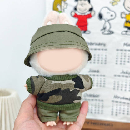 Labubu Clothes Camouflage Outfit