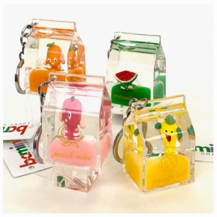 Milk Carton Key Charm