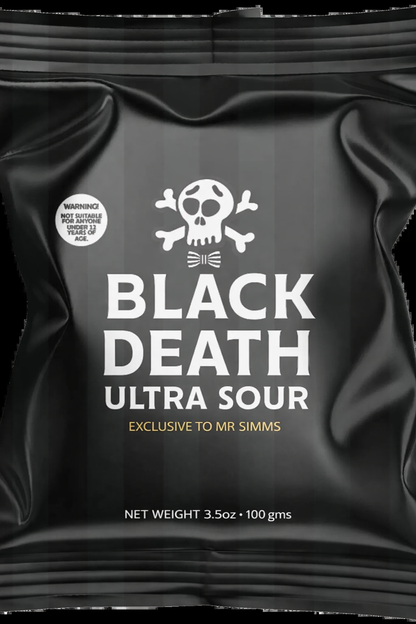 Mr. Simms Sweet Shoppe: Mr. Simms Black Death Ultra Sour🇬🇧