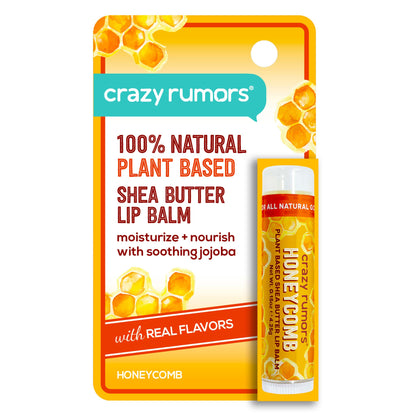 All Natural, Vegan Honeycomb Lip Balm Hangcard