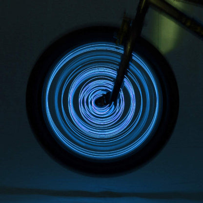 Spin Bright Blue Pattern