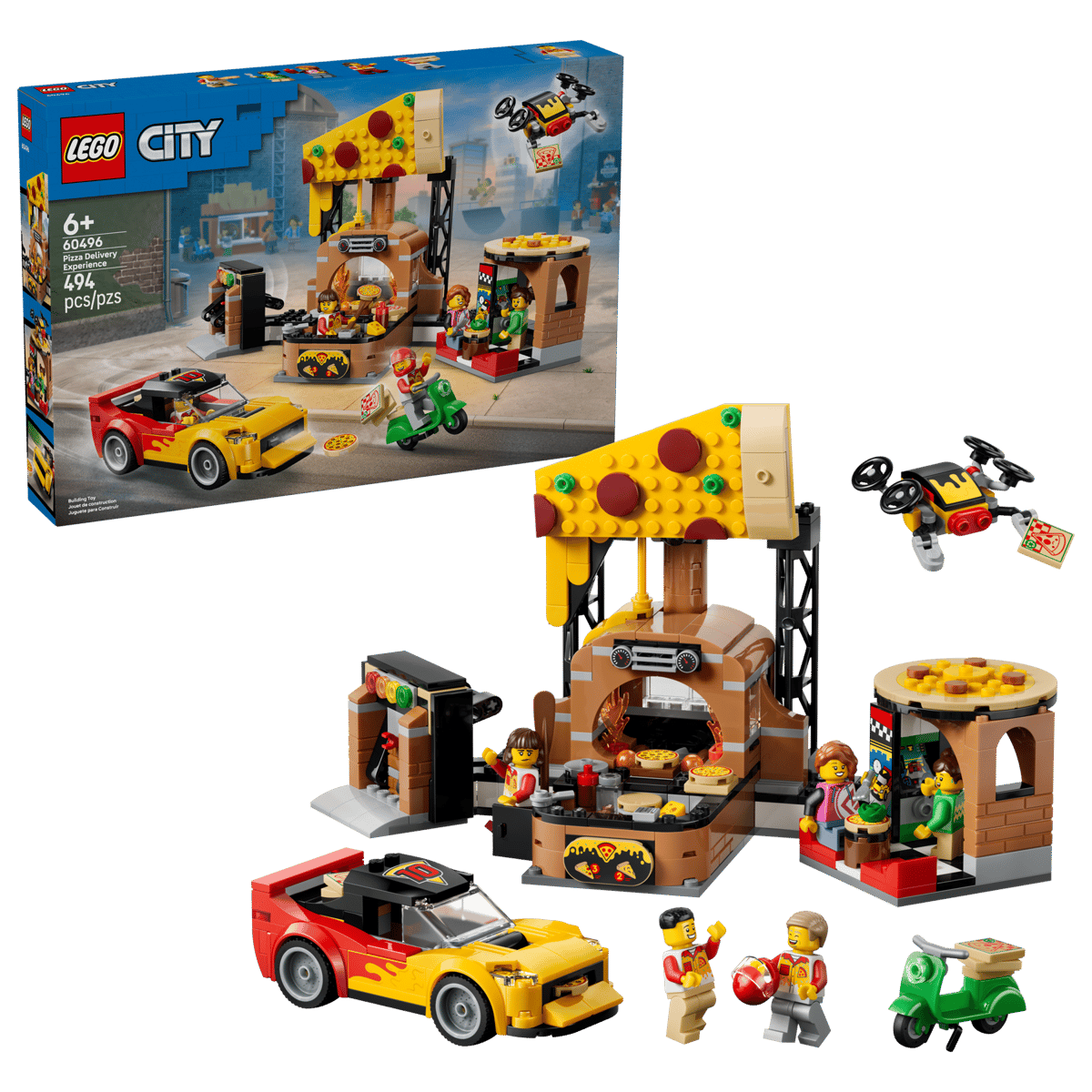 City 60496 Pizza Delivery Experience with Vehicles