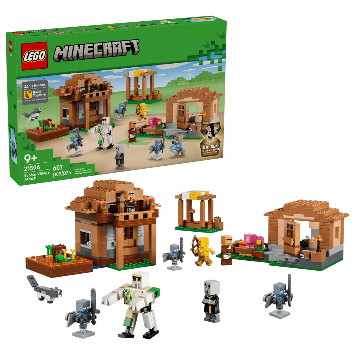 Minecraft 21596 Evoker Village Attack