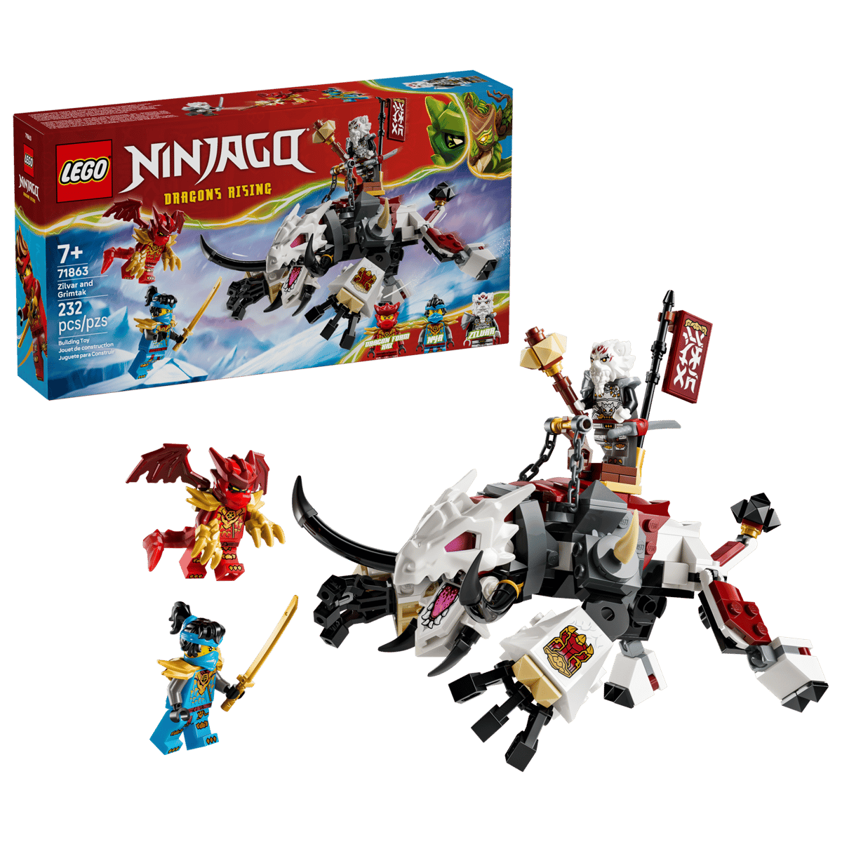 Ninjago 71863 Zilvar and Grimtak the Dragon Beast