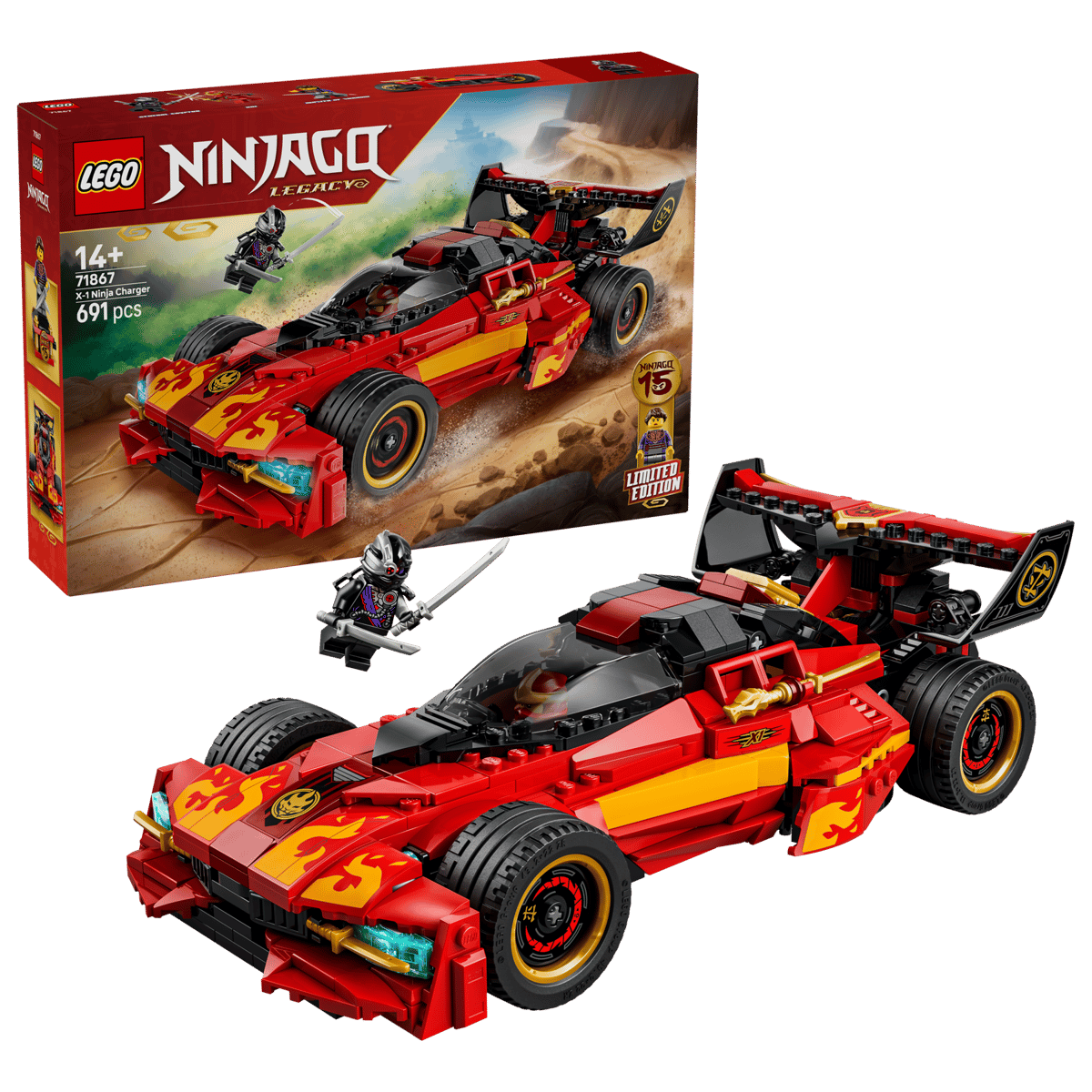 Ninjago 71867 X-1 Ninja Charger 15th Anniversary