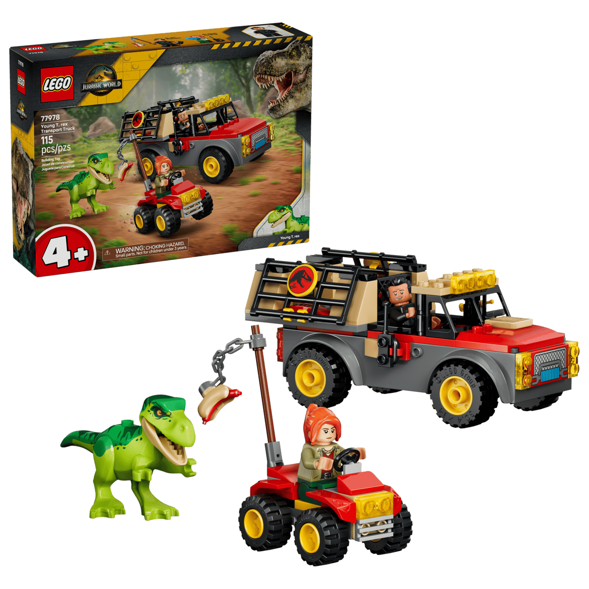 Jurassic 77978 Young T. rex Transport Truck