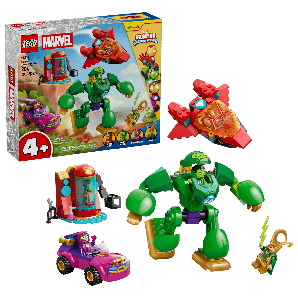 Marvel 11211 Loki vs. Team Iron Man