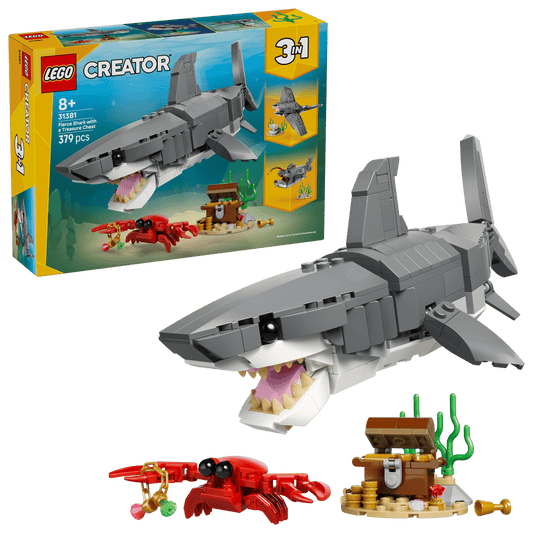 Creator 31381 Fierce Shark with a Treasure Chest