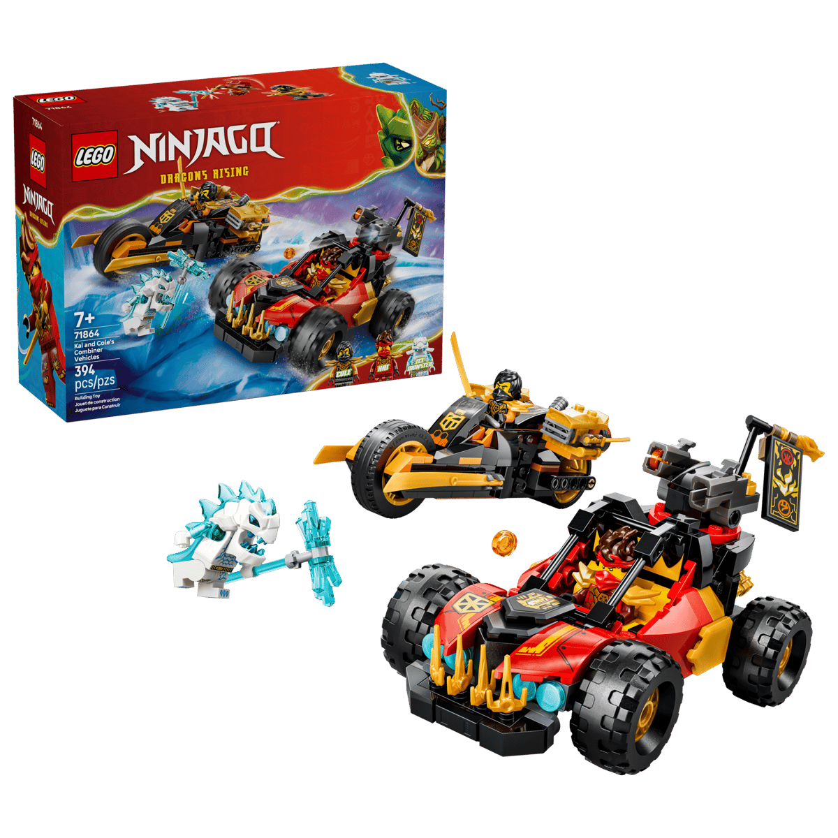 Ninjago 71864 Kai and Cole's Combiner Vehicles