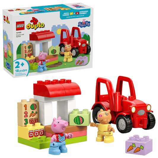Duplo 10468 Peppa Pig Tractor and Market