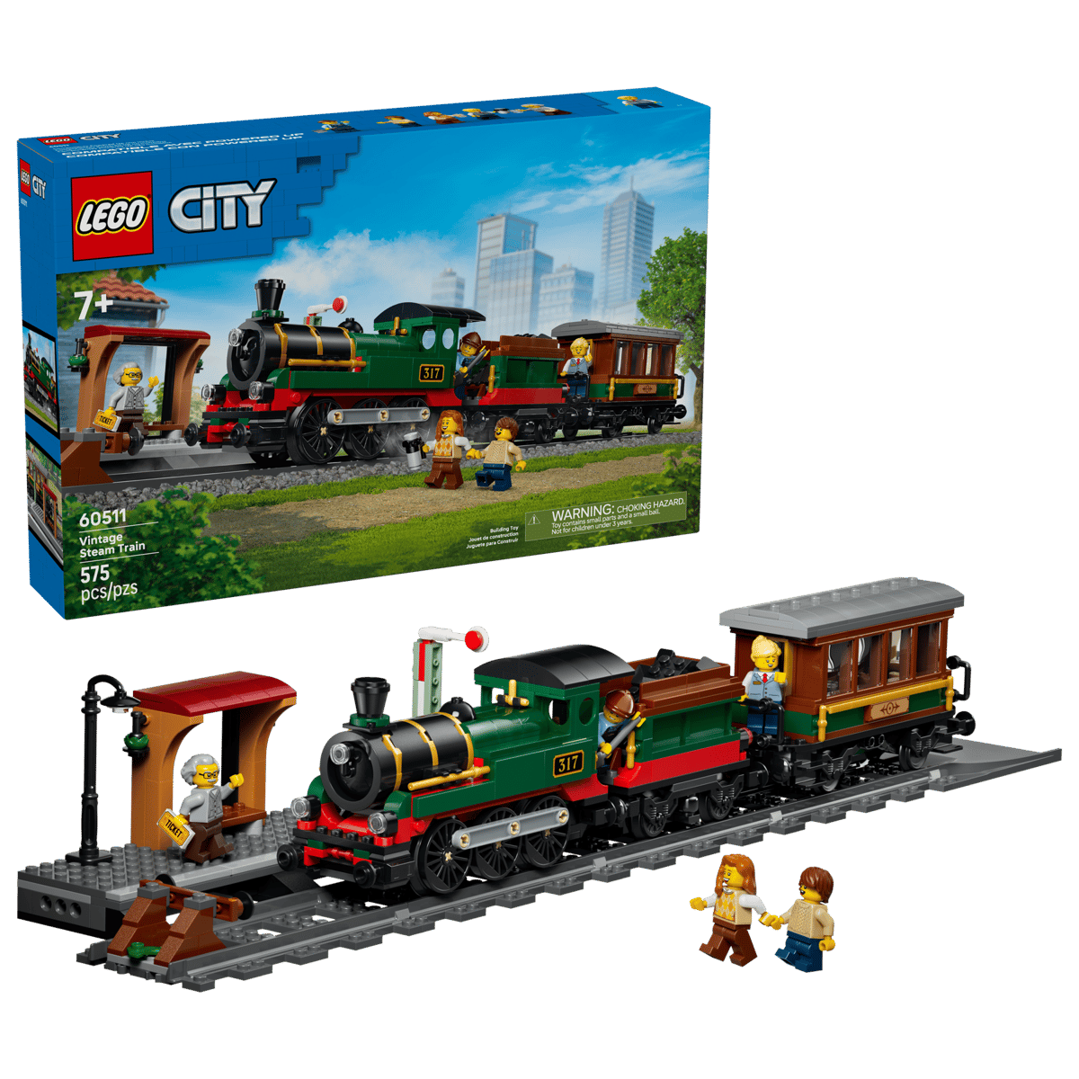 City 60511 Vintage Steam Train