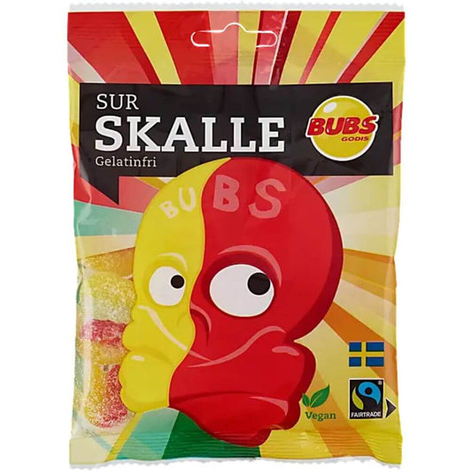 Bubs Sour Skulls 90g