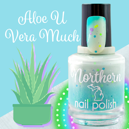 Aloe U Vera Much ~ Nail Polish Mood Color-Changing Thermal Eco