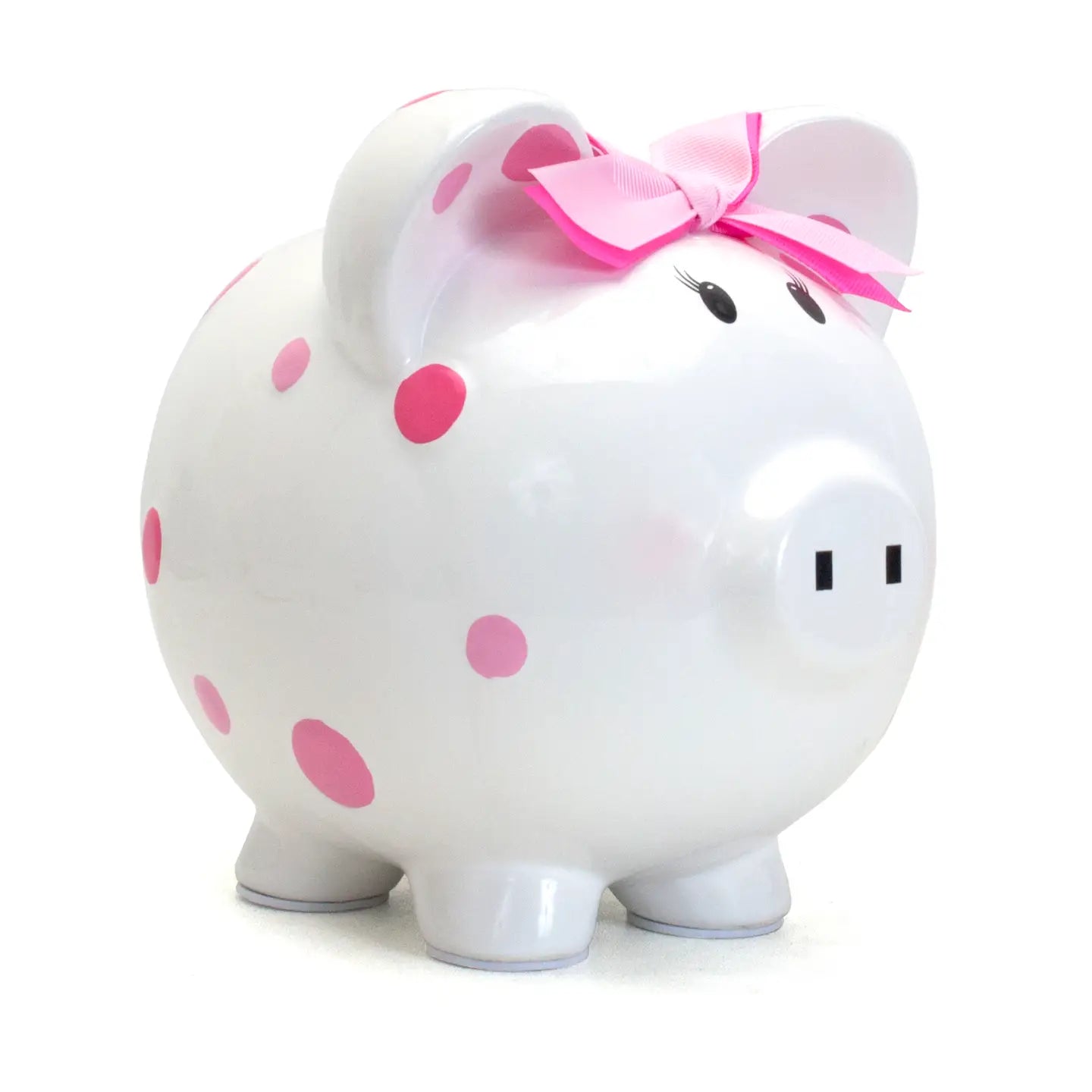 Bank Pink with White Dots