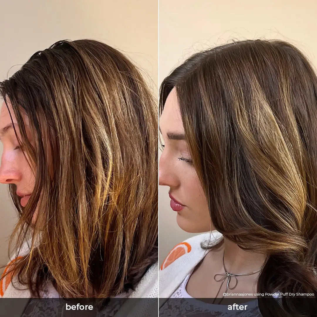 Powder Puff Dry Shampoo | volumizing non aerosol dry shampoo