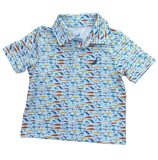 Miles Performance Fishing Lure Polo SS