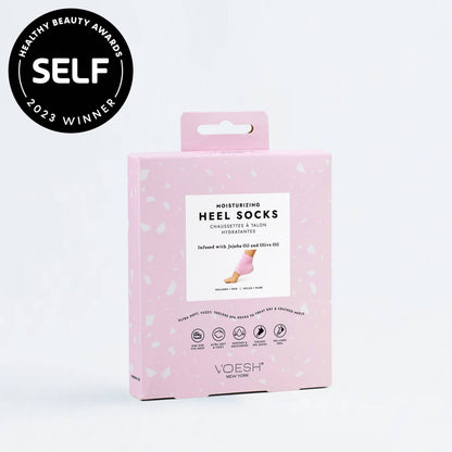 Moisturizing Heel Socks Retail - Pink