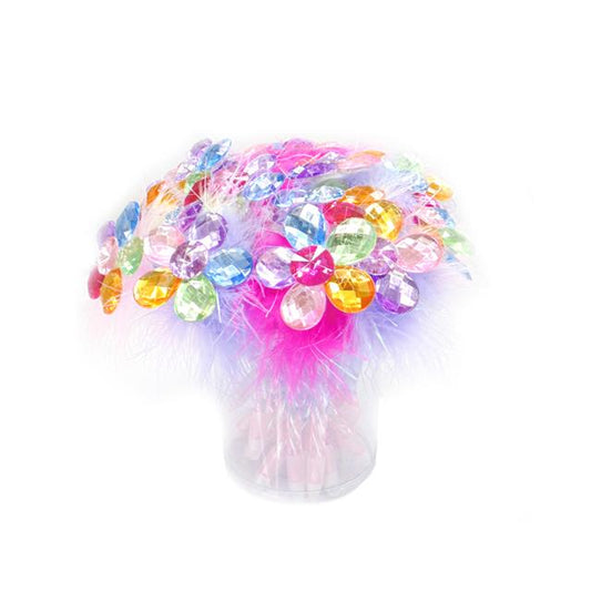 Gp Flower Gem Fluffy Pen