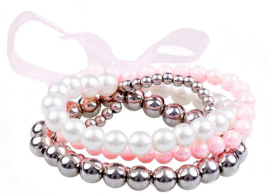 Gp Pearly Bracelet Set