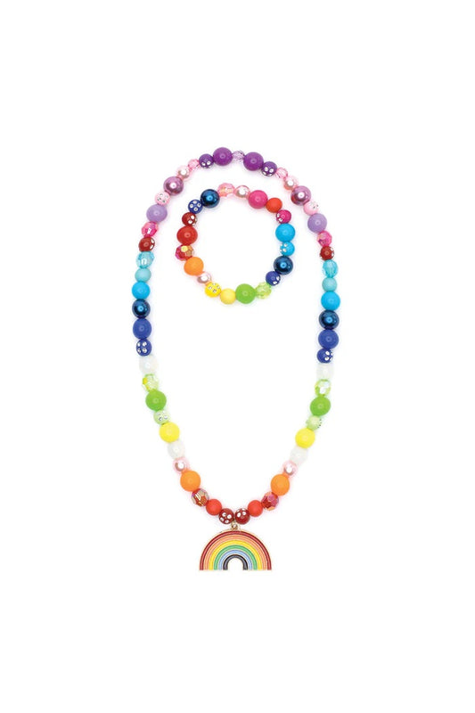 Gp Necklace Double Rainbo