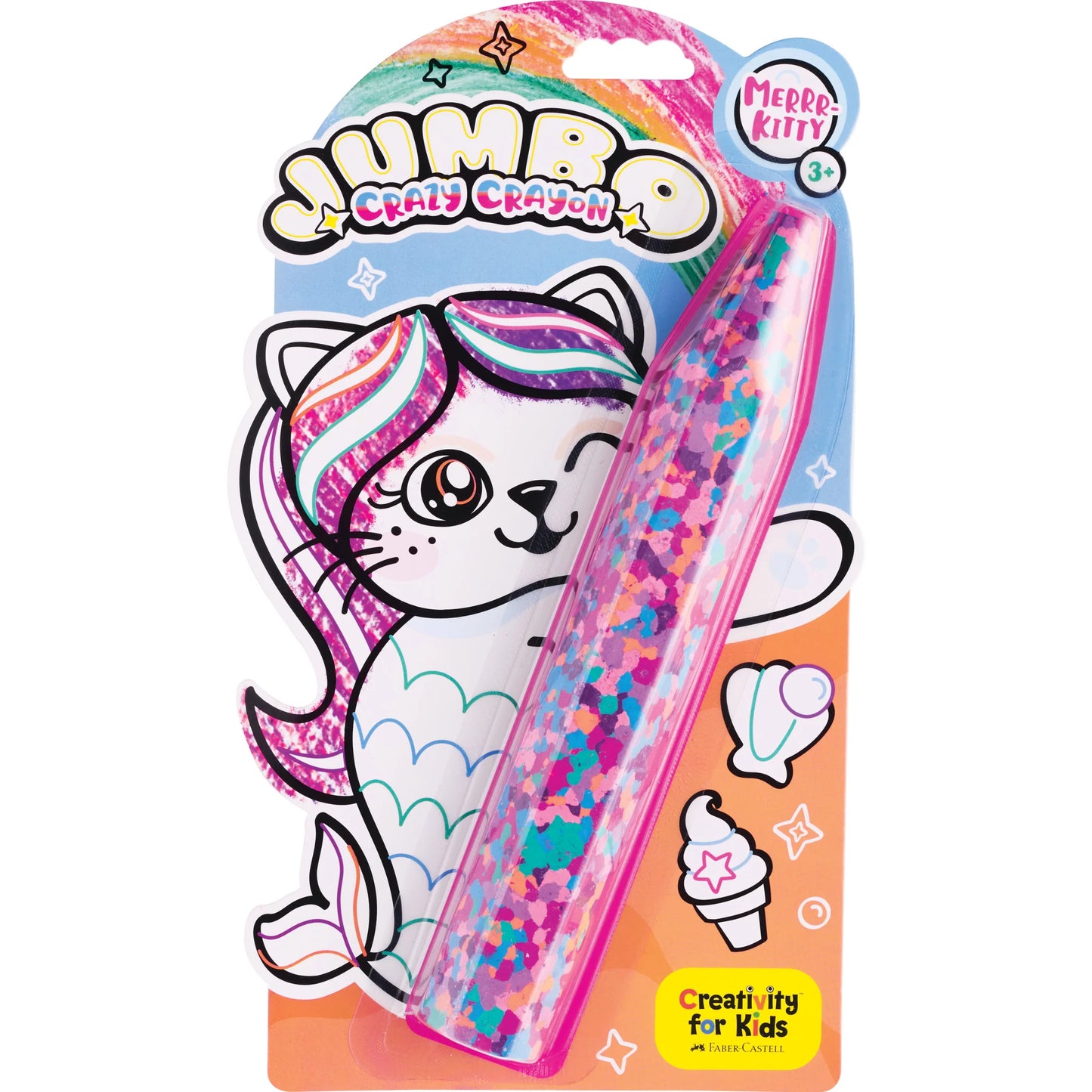 Jumbo Crazy Crayon Merr-Kitty