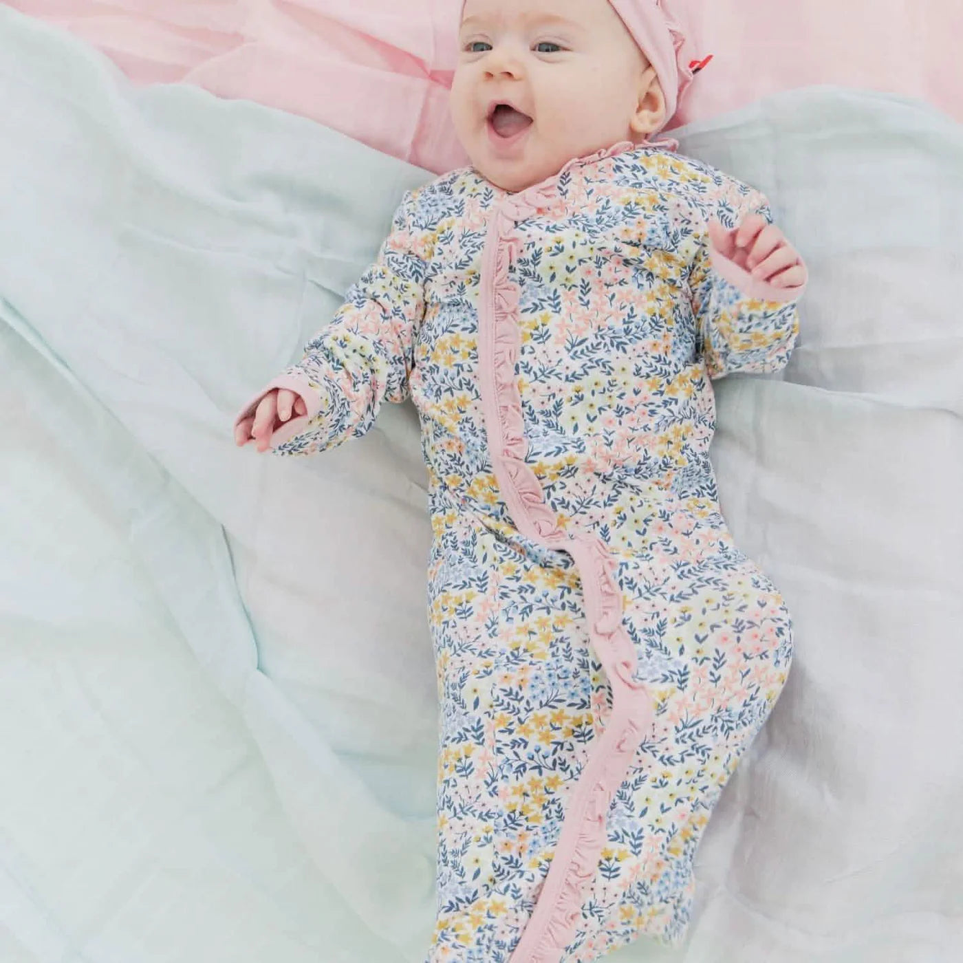 Chelsea Ruffle Gown and Hat Set