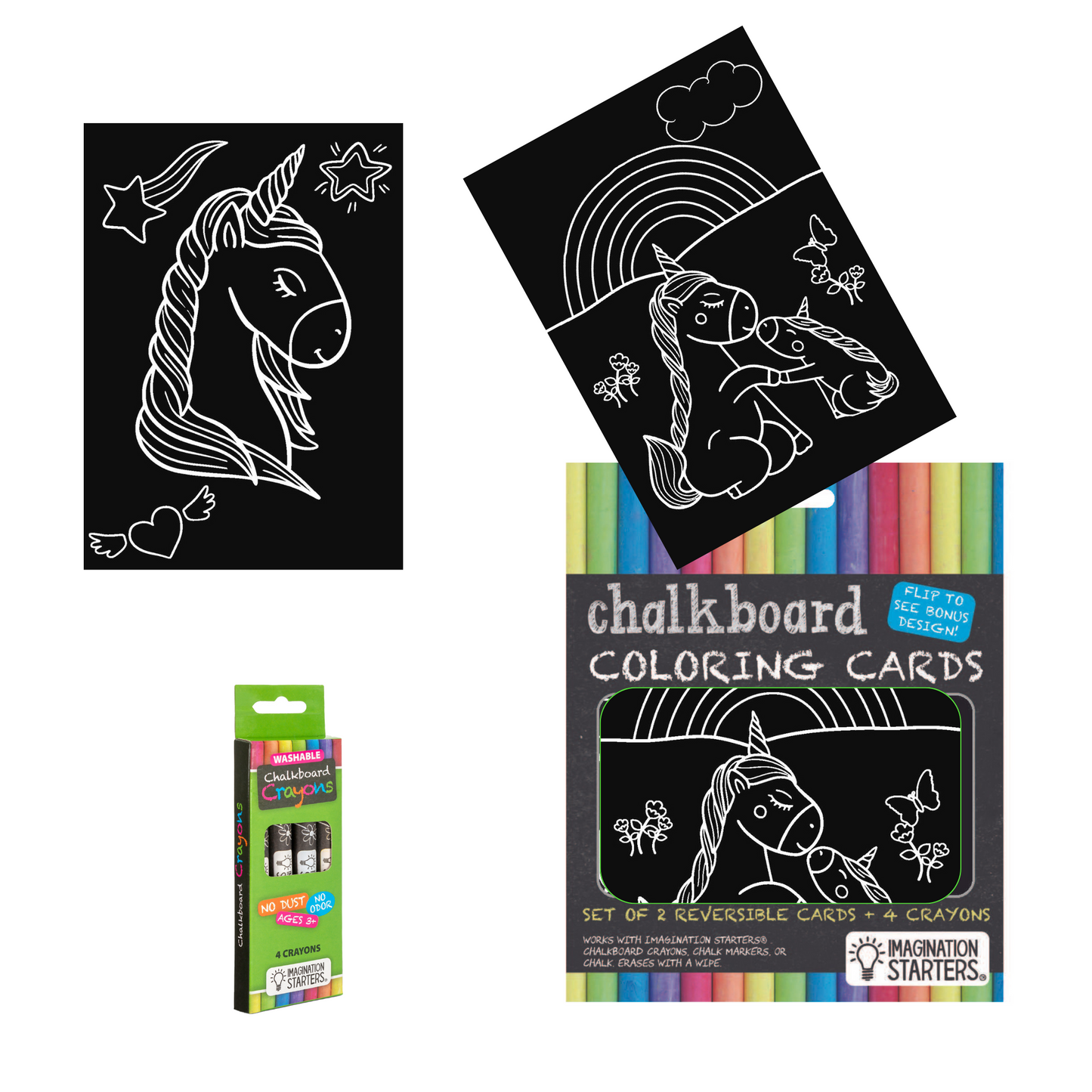 Reusable Coloring MiniMat Unicorn