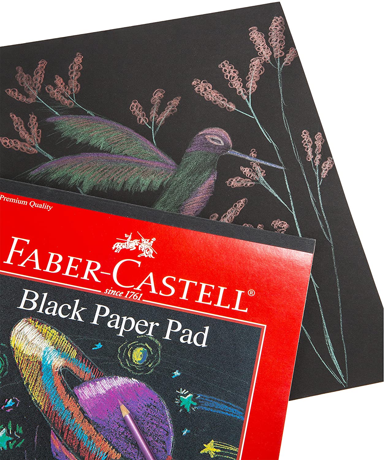 Black Paper Pad 9x12
