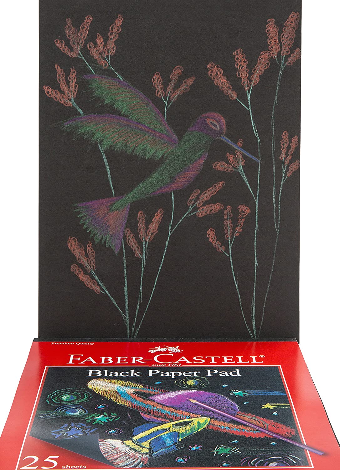 Black Paper Pad 9x12