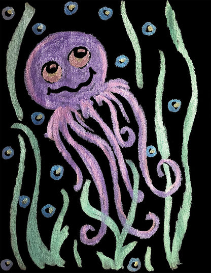 Black Paper Pad 9x12