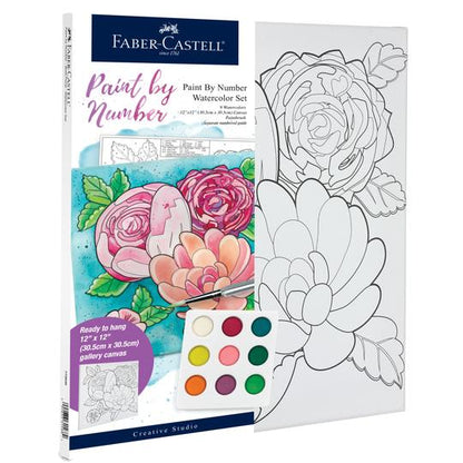 Watercolor Pbn Bold Flora
